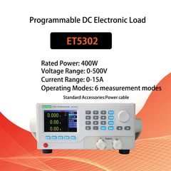 ET5301 Desktop Programmable DC Electronic Load OCP,OVP, OPP,OTP functions Dynamic test mode  intelligent fan speedcontrol
