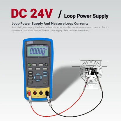 ETX-1815 hand-held Current and Voltage Calibrator adjustable backlight automatic shutdown DC AC powersupply for process control testing