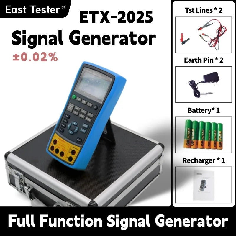 Handheld Multifunctional Process Calibrator ETX-2025 measure and output voltage current resistance thermocouple
