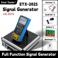 Handheld Multifunctional Process Calibrator ETX-2025 measure 0.02% accuracy Ultra-Precision for Process Testing Output Function