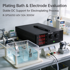 Electroplating Process Evaluation High-Power DC Power Source NICE-POWER R-SPS6050 60V 50A 3000W with Adjustable Output