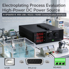 Electroplating Process Evaluation High-Power DC Power Source NICE-POWER R-SPS6050 60V 50A 3000W with Adjustable Output