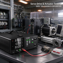 For Industrial Equipment Testing, 300V 10A 3000W KUAIQU R-SPS30010S High Power DC Bench Supply and DC Power Source