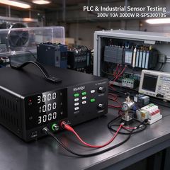 For Industrial Equipment Testing, 300V 10A 3000W KUAIQU R-SPS30010S High Power DC Bench Supply and DC Power Source