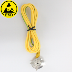 Lot de dix fils de terre ESD avec fiche banane et boucle pour accessoires électriques
