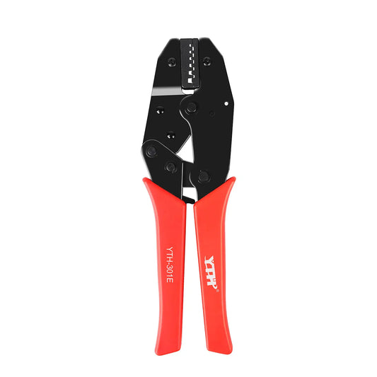 YTH-301E Ratchet Crimping Pliers, AWG 22-12, for YO Insulated Terminals, 55mm Jaw Opening