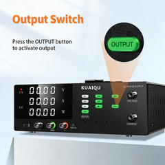 KUAIQU R-SPS30010S 300V 10A 3000W High Power Lab Power Supply, Industrial Standard, RS232 for Industrial R&D Lab