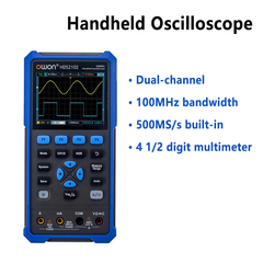 Handheld Dual-channel oscilloscope 100MHz Bandwidth 1-channel signal source 1GS/s sampling rate 8k Storage Depth