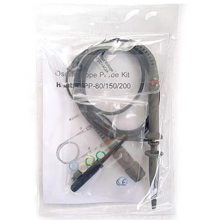 Hantek HT100B HT200B HT300B HT500B,1 pcs Conventional Probe System bandwidth 100MHz 200MHz 300MHz 500MHz Contracted attachment hook