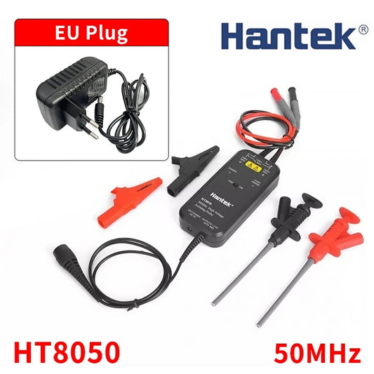 Hantek HT8050 High Voltage Differential Probe Isolation Probe 50MHZ Bandwidth LED Indicator Accessory Tools  US Plug 100-240V