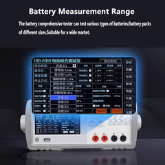 Probador integral de baterías 20V/2A 60V/5A 999mΩ instrumento de medición estática de la resistencia interna de la batería 
