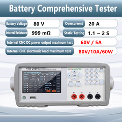 Probador integral de baterías 20V/2A 60V/5A 999mΩ instrumento de medición estática de la resistencia interna de la batería 