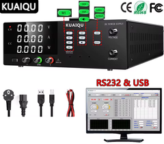 KUAIQU SPS15010S 150V 10A 1500W Adjustable DC Power Supply for Battery & Automotive Electronics