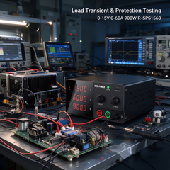 High-Current DC Bench Power Supply for Circuit Board Debugging, NICE-POWER R-SPS1560, 15V 60A 900W