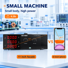 High-Voltage DC Bench Supply for DC-DC Converter Input Testing NICE-POWER R-SPS15010 150V 10A 1500W