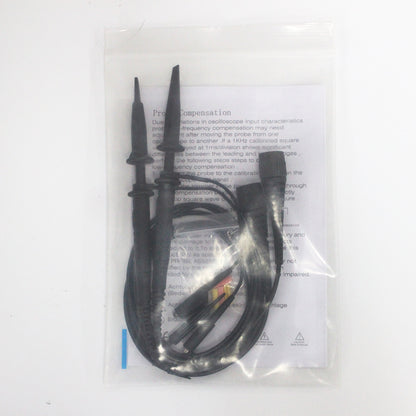 IP100 Upgraded Oscilloscope Clip Probes 100MHz Fully Insulated BNC End Probe with Accessories 1X 10X High-Impedance Passive Oscilloscope Probe