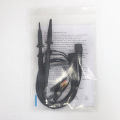 IP100 Upgraded Oscilloscope Clip Probes 100MHz Fully Insulated BNC End Probe with Accessories 1X 10X High-Impedance Passive Oscilloscope Probe