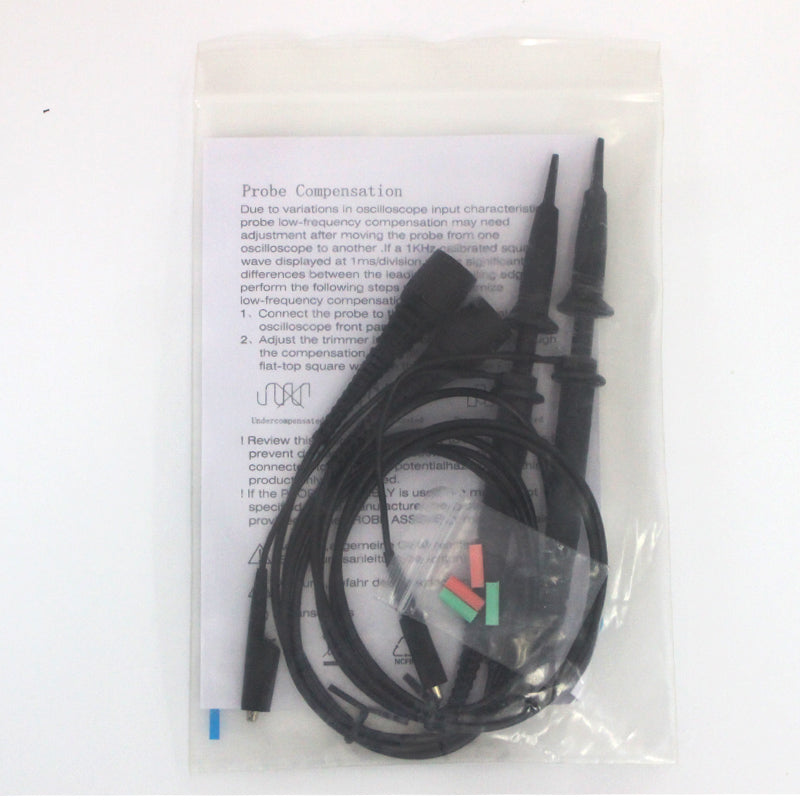 IP200 New security upgrade 200MHz Universal Oscilloscope Probe with Accessories Clip Probes with BNC to Test Lead Kit 1X 10X
