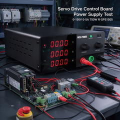 Industrial Control Board Testing with NICE-POWER R-SPS1505 Adjustable DC Power Supply, 150V 5A 750W