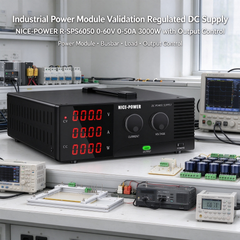 Industrial Power Module Validation Regulated DC Supply NICE-POWER R-SPS6050 0-60V 0-50A 3000W with Output Control