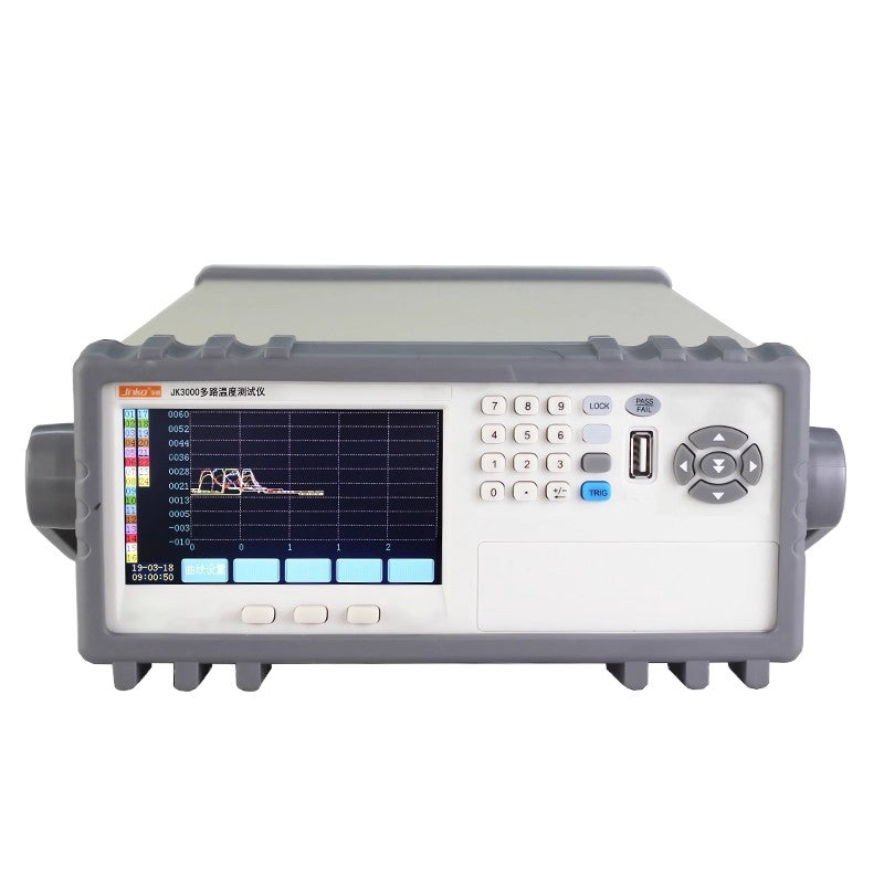 Multi-channel Temperature Tester 8-channel 10-channel Temperature Rise Recorder 4.3-inch TFT color screen USB interface