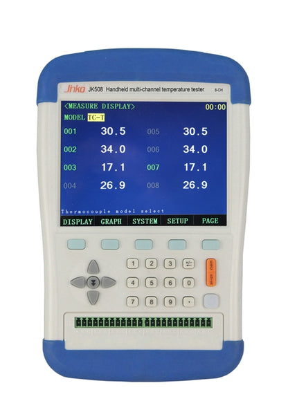 Multi-channel Temperature Tester -200° C~1300° C 8 Channels 16 Channels 24 Channels Handheld Temperature Logger U disk Storage