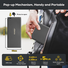 KUAIQU KDS6801 - Juego de mini destornilladores eléctricos 68 en 1, 5 ajustes de torque, puntas magnéticas para reparación de PC, iPhone y reloj