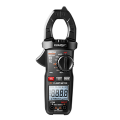 Multímetro de pinza KUAIQU KM216A KM216B True-RMS, rango de medición 600 V 600 A, corriente CA/CC, frecuencia, tipo pinza 