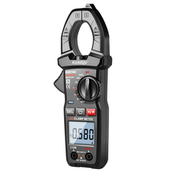 Multímetro de pinza KUAIQU KM216A KM216B True-RMS, rango de medición 600 V 600 A, corriente CA/CC, frecuencia, tipo pinza 