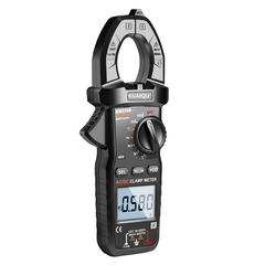Multímetro de pinza KUAIQU KM216A KM216B True-RMS, rango de medición 600 V 600 A, corriente CA/CC, frecuencia, tipo pinza 