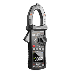 Pince ampèremétrique KUAIQU KM216C True-RMS : courant alternatif/continu 1200 A, courant continu 1000 V, courant alternatif 750 V, test de tension NCV, mesure MAX/MIN 