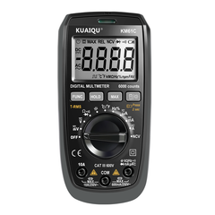 Multímetro KUAIQU KM61B KM61C 600V 10A 40MΩ / 60MΩ Retención de datos True-RMS Rango de temperatura de medición máximo/mínimo -20°C~1000°C