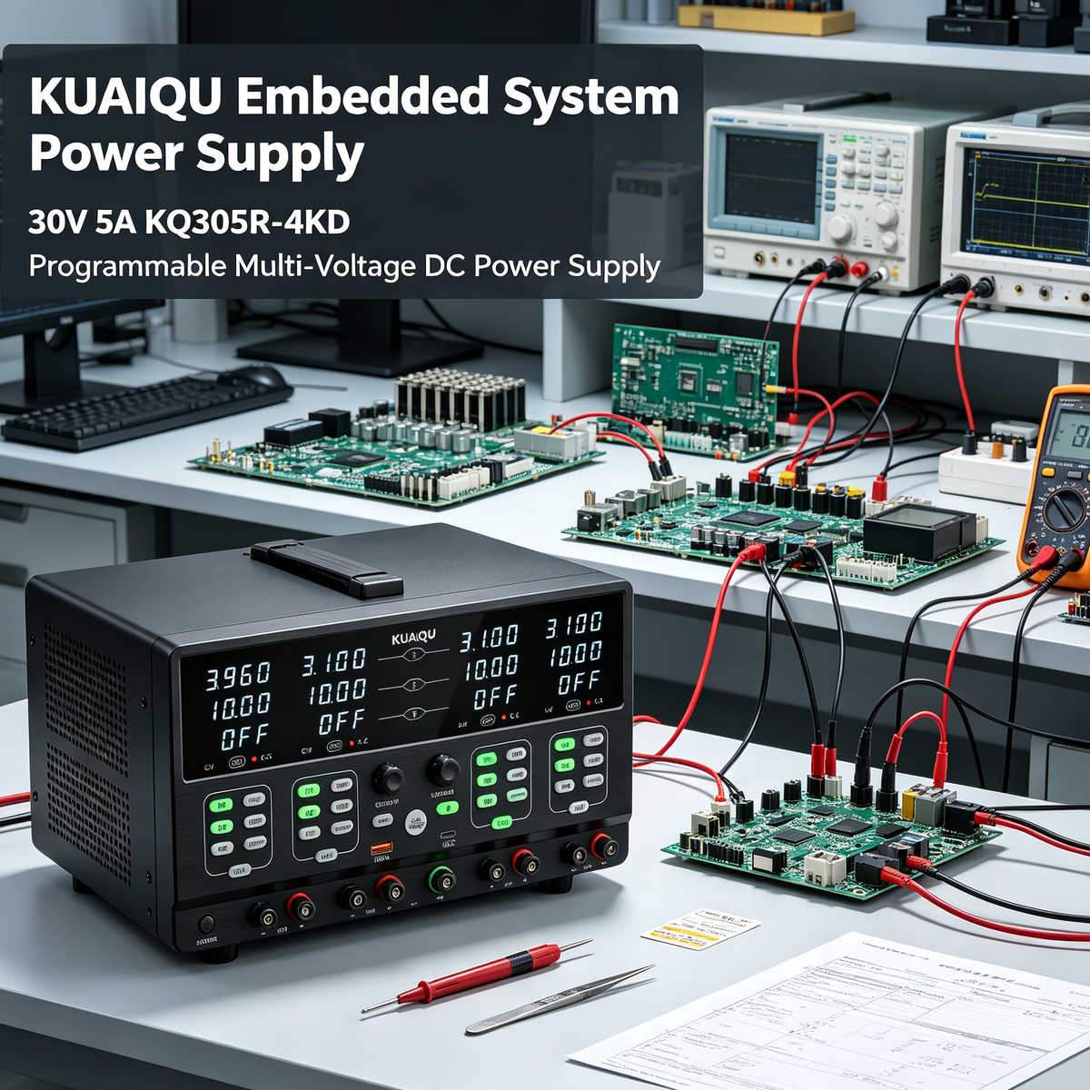 KQ305R-4KD Programmable Multi-Voltage DC Power Supply