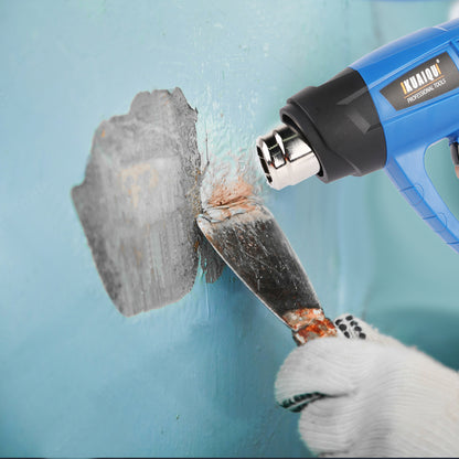 KQ8623S 122'F-1202°F(50~650℃) Temperature regulating heat gun, car Screen Protector baking gun, industrial grade handheld high-power heat shrink film blower, drying gun