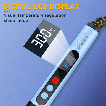 Temperature controlled soldering iron KQ919 200W 560℃ portable small soldering iron for home electronic repair soldering high-power soldering iron