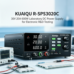 KUAIQU R-SPS3020C 30V 20A Laboratory Power Supply for Electronics R&D Testing