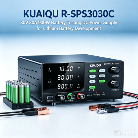 KUAIQU R-SPS3030C 30V 30A Battery Testing Power Supply for Lithium Battery Developmen