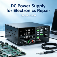 KUAIQU R-SPS1530C 15V 30A DC Power Supply for Battery Charging & Electronics Repair