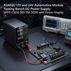 KUAIQU 12V and 24V Automotive Module Testing Bench DC Power Supply SPPS-C3010 30V 10A 300W with Power Display