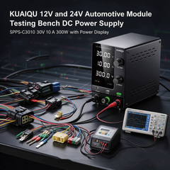 KUAIQU 12V and 24V Automotive Module Testing Bench DC Power Supply SPPS-C3010 30V 10A 300W with Power Display