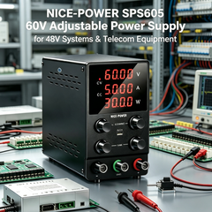 NICE-POWER SPS605 60V Adjustable Power Supply for 48V Systems & Telecom Equipment