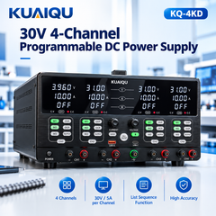 KUAIQU KQ-4KD 30V 4-Channel Programmable DC Power Supply, Multi-Output Educational Laboratory Power Supply for University Research