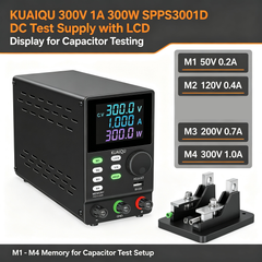 KUAIQU 300V 1A 300W SPPS3001D DC Test Supply with LCD Display for Capacitor Testing