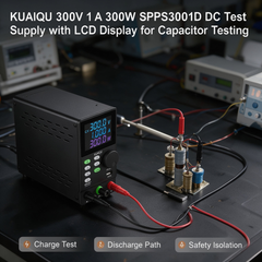 KUAIQU 300V 1A 300W SPPS3001D DC Test Supply with LCD Display for Capacitor Testing