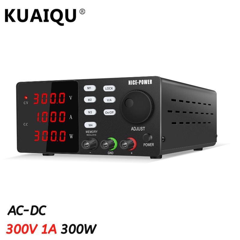 KUAIQU 300V 1A Industrial High-Voltage Regulated DC Power Supply