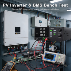 KUAIQU 30V 30A 900W R-SPS3030S Adjustable DC Power Source with OCP OVP for Battery and Energy Storage Testing