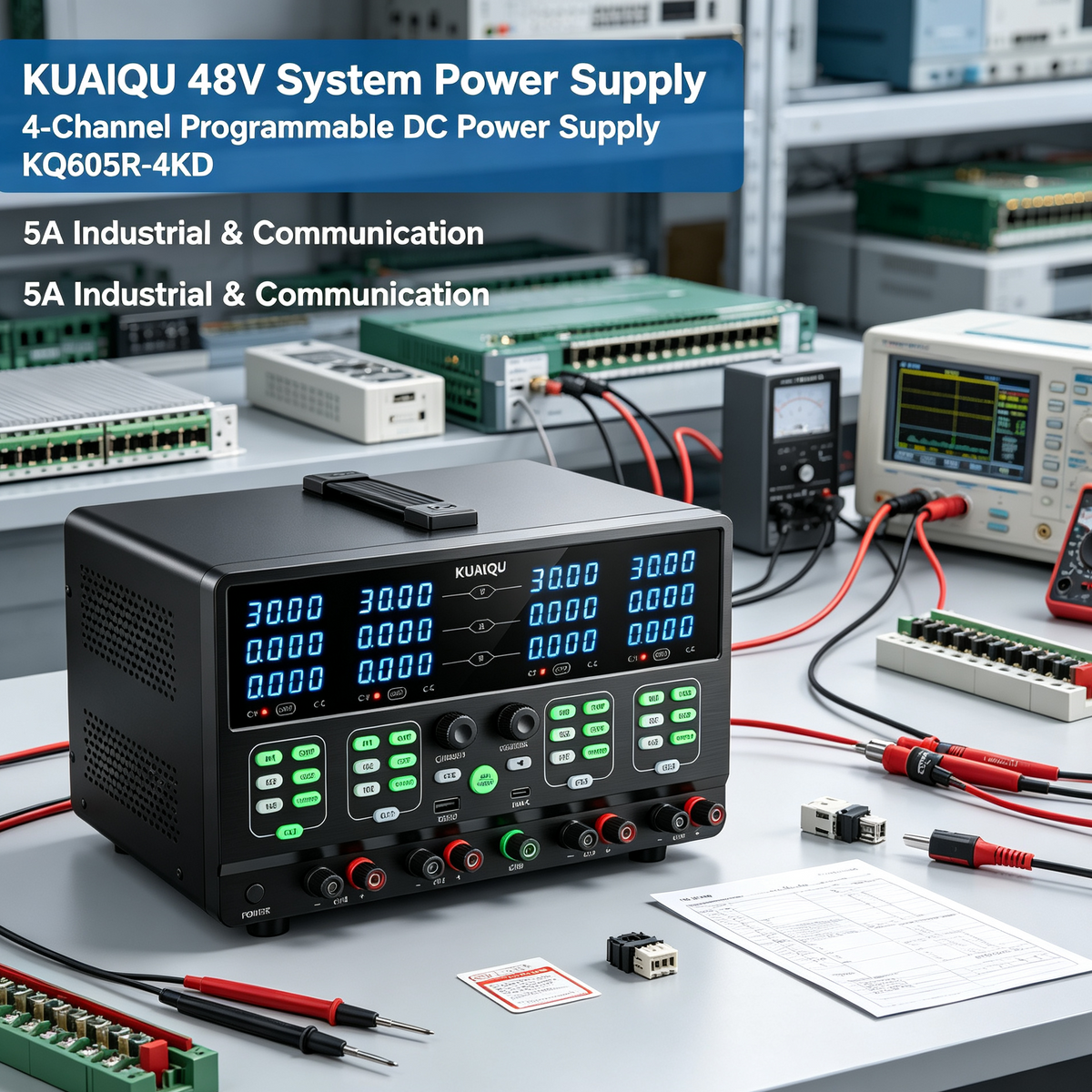 KUAIQU 4-Channel Programmable DC Power Supply&nbsp;