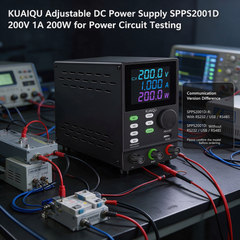 KUAIQU Adjustable DC Power Supply SPPS2001D 200V 1A 200W for Power Circuit Testing
