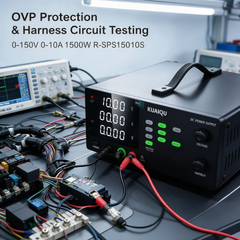 KUAIQU Automotive Test Power Supply R-SPS15010S 0-150V 0-10A 1500W with OVP for Automotive Electronics Testing