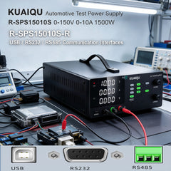 KUAIQU Automotive Test Power Supply R-SPS15010S 0-150V 0-10A 1500W with OVP for Automotive Electronics Testing